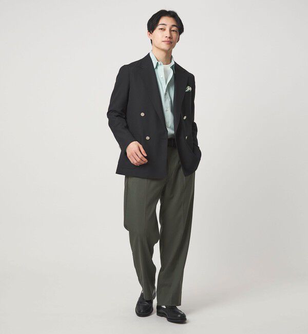 UNITED ARROWS green label relaxing「【別注】＜Dickies＞GLR TR 1プリーツ ワイドテーパード パンツ スラックス」|スラックス|