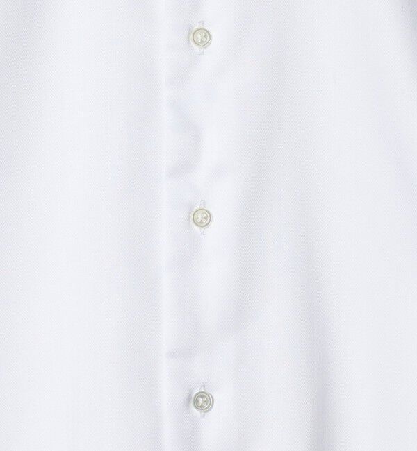 UNITED ARROWS green label relaxing「MADE BY HITOYOSHI ヘリンボーン タブカラー ドレスシャツ」|シャツ・ブラウス|
