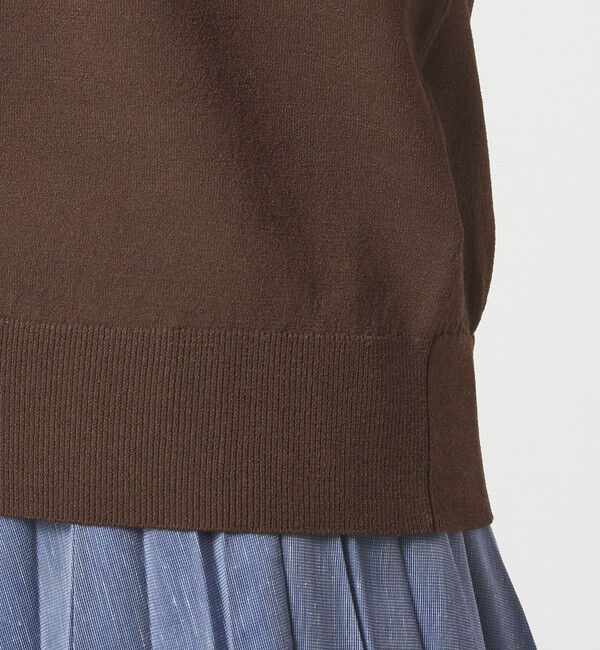 UNITED ARROWS green label relaxing「フレンチスリーブ ニット ウォッシャブル 接触冷感 UVカット」|ニット・セーター|