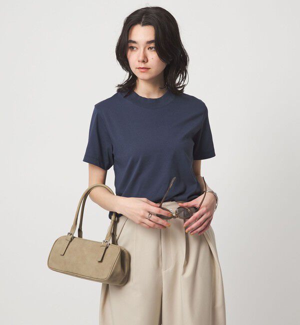 UNITED ARROWS green label relaxing「＜スタイリスト兵藤千尋さんコラボ＞ワイドネック Tシャツ UVカット」|Tシャツ・カットソー|