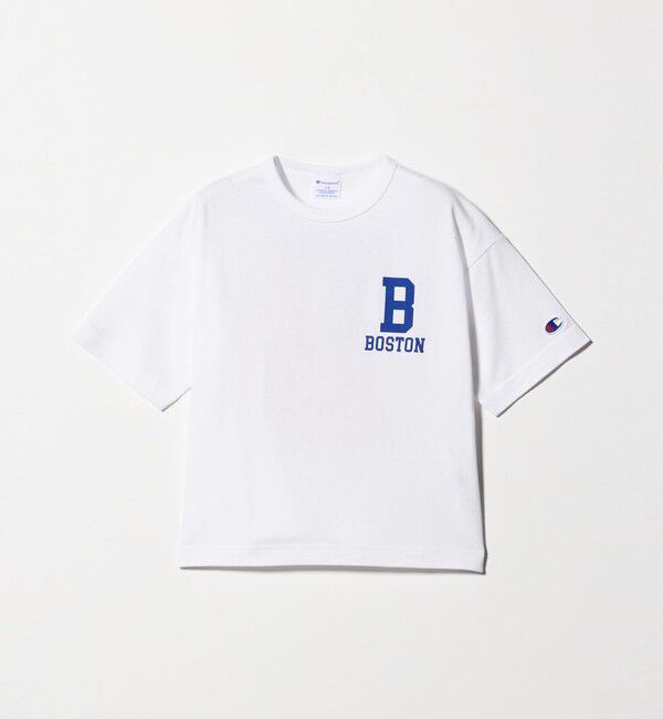 UNITED ARROWS green label relaxing「＜Champion＞ボストン ショートスリーブ Tシャツ / キッズ 110cm-130cm」|Tシャツ・カットソー|WHITE