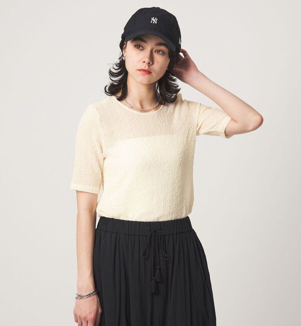 UNITED ARROWS green label relaxing「ポコポコ シアー Tシャツ」|Tシャツ・カットソー|OFF WHITE