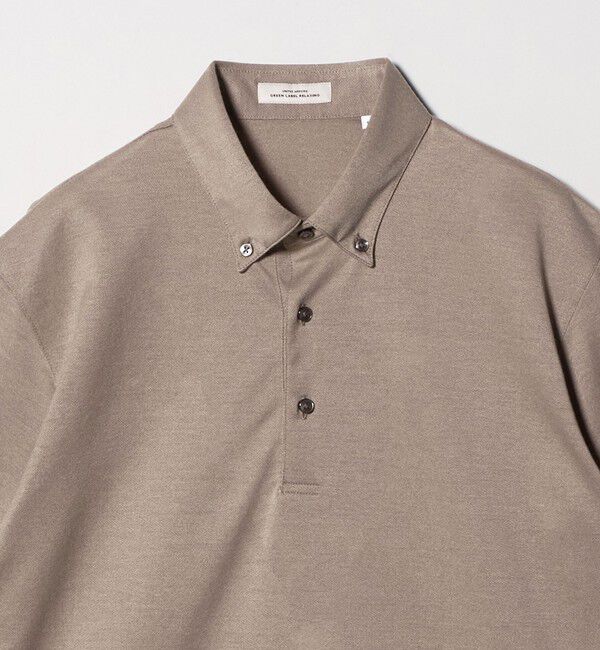UNITED ARROWS green label relaxing「コットン ポリエステル ジャカード ナロー ボタンダウン ポロシャツ」|ポロシャツ|
