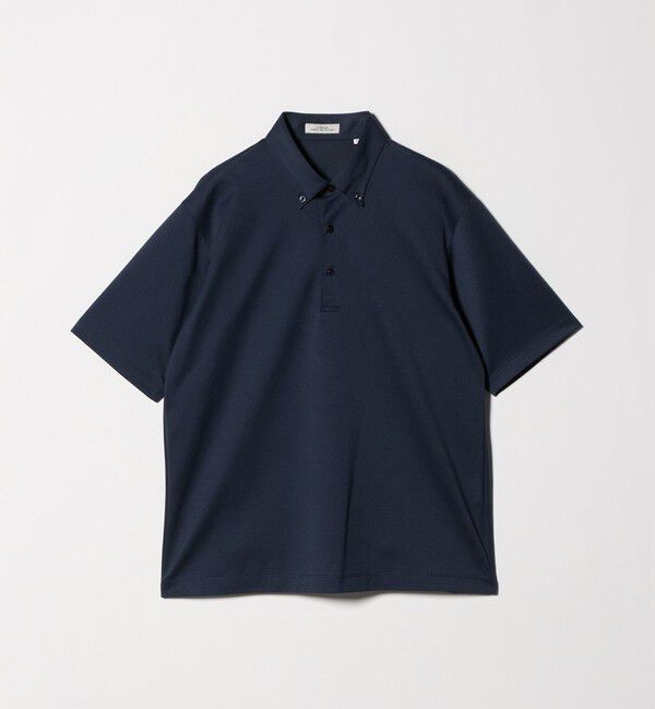 UNITED ARROWS green label relaxing「コットン ポリエステル ジャカード ナロー ボタンダウン ポロシャツ」|ポロシャツ|