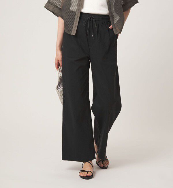 UNITED ARROWS green label relaxing「［size SHORT/TALLあり］オルマイ LI/MIX ベイカー パンツ 2」|その他|BLACK