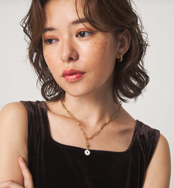 UNITED ARROWS green label relaxing「＜PALAS＞チャームネックレス A（フードモチーフ）」|ネックレス|WHITE