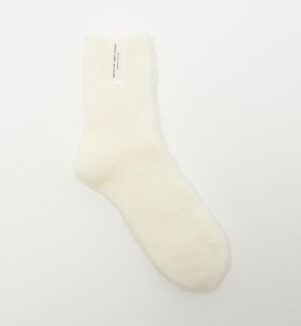 UNITED ARROWS green label relaxing「シャギー ソックス」|ソックス|WHITE