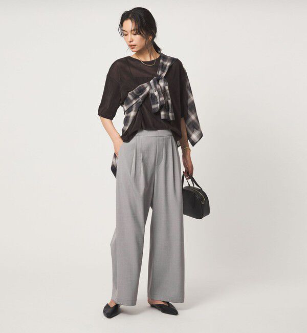 UNITED ARROWS green label relaxing「［size SHORT/TALLあり］オルマイ ツイル ワイド パンツ」|その他|