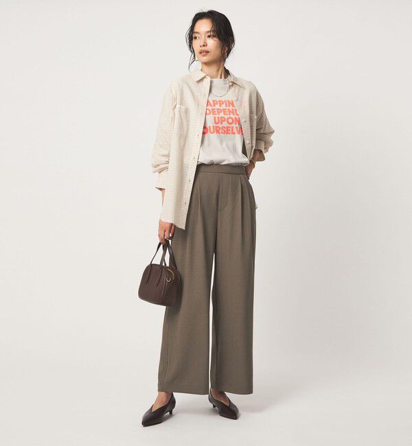 UNITED ARROWS green label relaxing「［size SHORT/TALLあり］オルマイ ツイル ワイド パンツ」|その他|