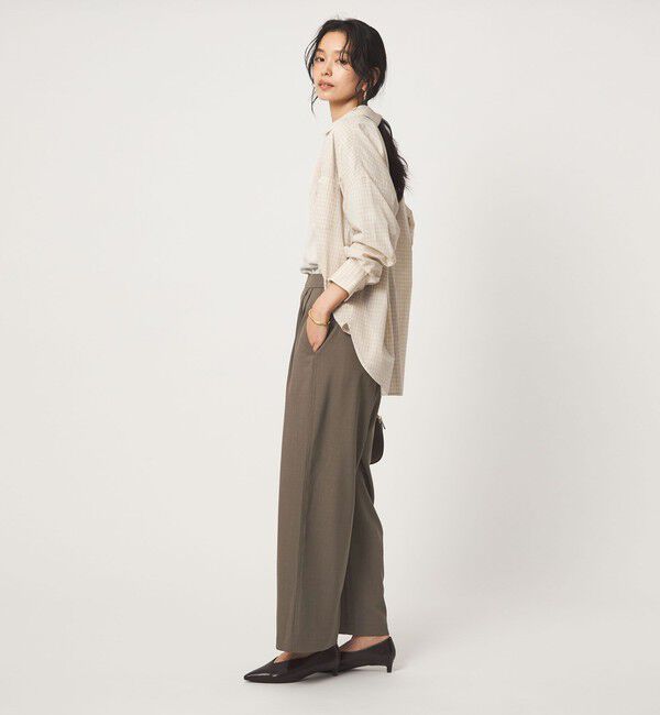 UNITED ARROWS green label relaxing「［size SHORT/TALLあり］オルマイ ツイル ワイド パンツ」|その他|