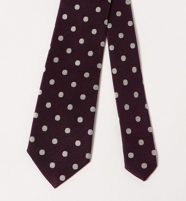 UNITED ARROWS green label relaxing「GLR シルク1 8.0cm ドット ネクタイ」|ネクタイ・蝶ネクタイ|
