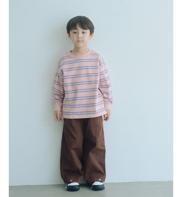 UNITED ARROWS green label relaxing「フトピッチ ボーダー ロングスリーブ Tシャツ / キッズ 100cm-160cm」|Tシャツ・カットソー|