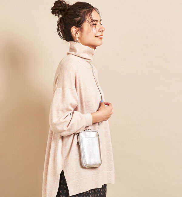 BEAUTY&YOUTH UNITED ARROWS「レザー ジップスリム ウォレットショルダー」|財布|