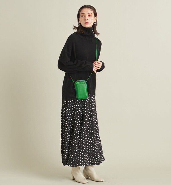 BEAUTY&YOUTH UNITED ARROWS「レザー ジップスリム ウォレットショルダー」|財布|