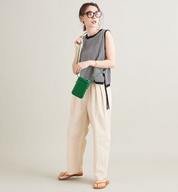 BEAUTY&YOUTH UNITED ARROWS「レザー ジップスリム ウォレットショルダー」|財布|