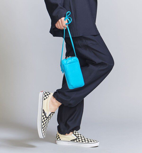 BEAUTY&YOUTH UNITED ARROWS「レザー ジップスリム ウォレットショルダー」|財布|