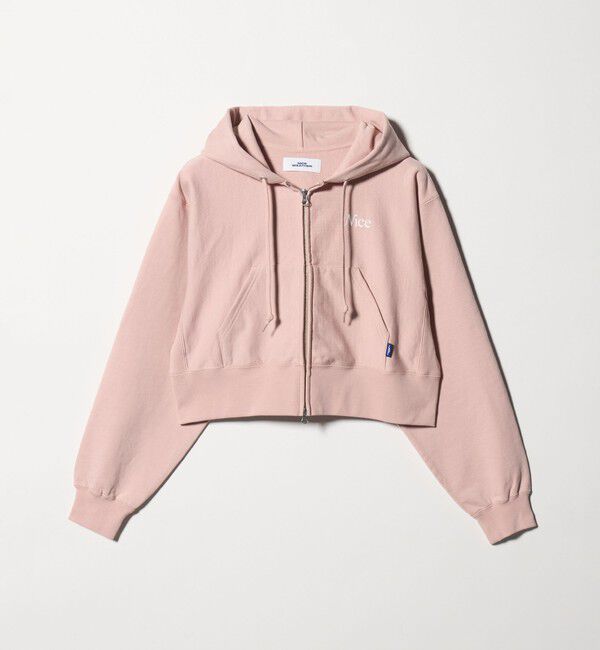 NICE WEATHER「＜NICE WEATHER＞ウィメンズ ジップクロップドパーカ 2」|パーカー|