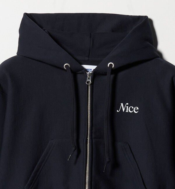 NICE WEATHER「＜NICE WEATHER＞ウィメンズ ジップクロップドパーカ 2」|パーカー|