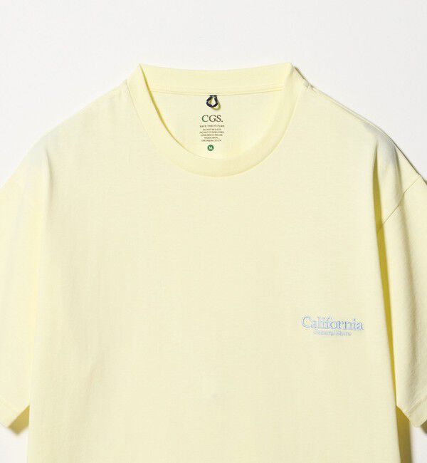 California General Store「＜CGS.＞オーガニック コットン クルーネック ロゴ Tシャツ」|Tシャツ・カットソー|