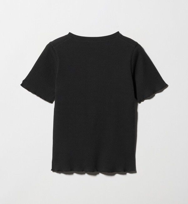 BEAUTY&YOUTH UNITED ARROWS「コットン リブ ヘンリーネック ショートスリーブ カットソー」|Tシャツ・カットソー|