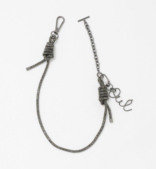 BEAUTY&YOUTH UNITED ARROWS「＜LAPUIS＞Sparkling マルチ チェーン」|キーケース|BLACK