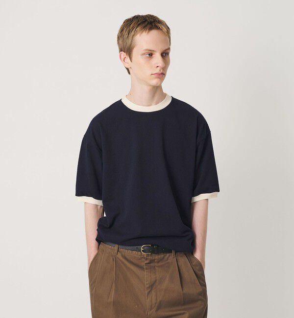BEAUTY&YOUTH UNITED ARROWS「リング コットン リンガー Tシャツ」|Tシャツ・カットソー|