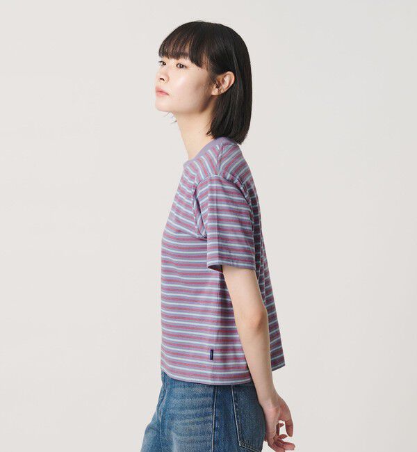 NICE WEATHER「＜NICE WEATHER＞ウィメンズ ボーダー ショートスリーブ Tシャツ」|Tシャツ・カットソー|