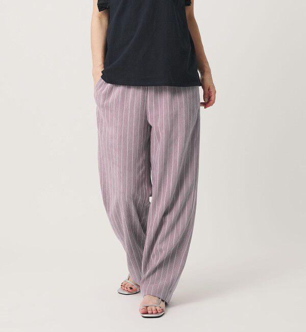 BEAUTY&YOUTH UNITED ARROWS「ポリエステルブレンド ストライプ イージーパンツ」|その他|