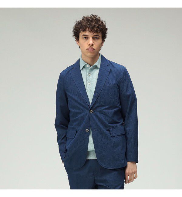 BEAMS PLUS「3B Jacket Seersucker」|テーラードジャケット|