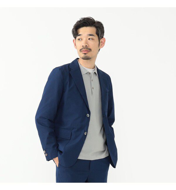 BEAMS PLUS「3B Jacket Seersucker」|テーラードジャケット|