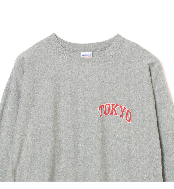 BEAMS「【別注】Champion / リバースウィーブ（R）シティ ロングスリーブTシャツ」|Tシャツ・カットソー|