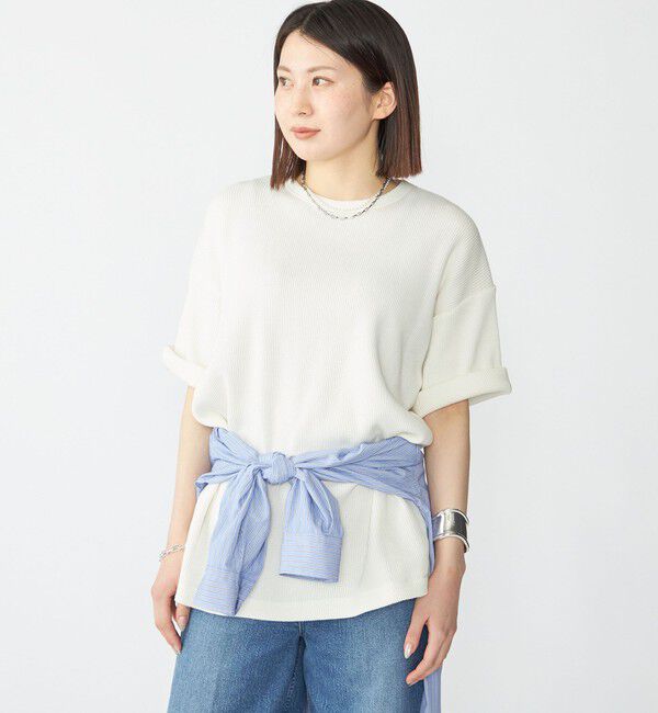 SHIPS「SHIPS: ベーシック ワッフル ショートスリーブ」|Tシャツ・カットソー|