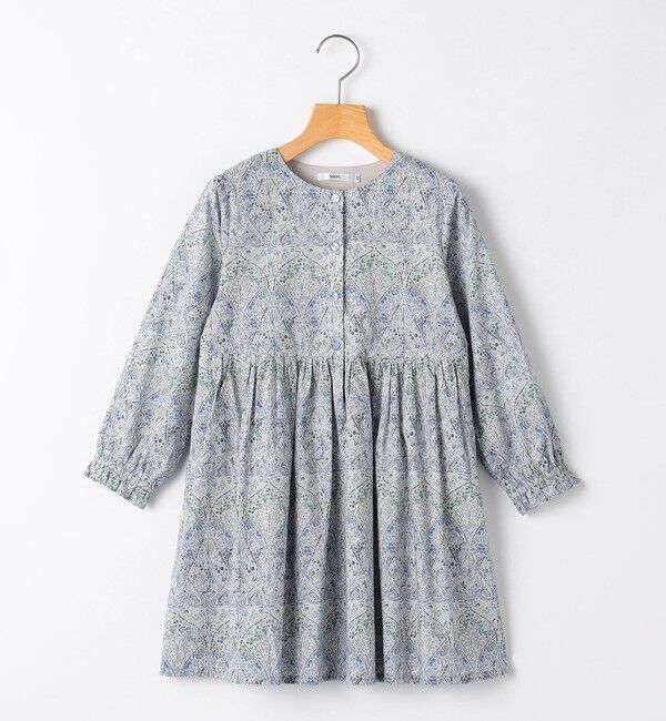 SHIPS KIDS「SHIPS KIDS:100～130cm / リバティ 長袖 ワンピース」|ワンピース|