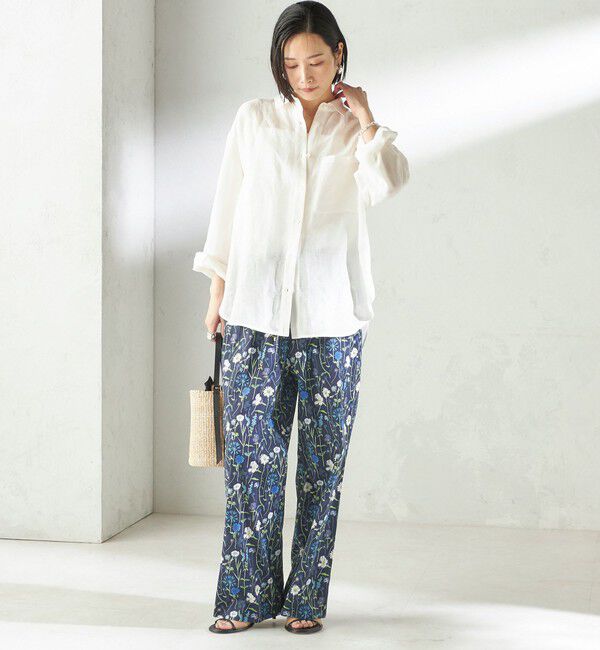 SHIPS for women「〈手洗い可能〉LIBERTY プリント パンツ」|その他|