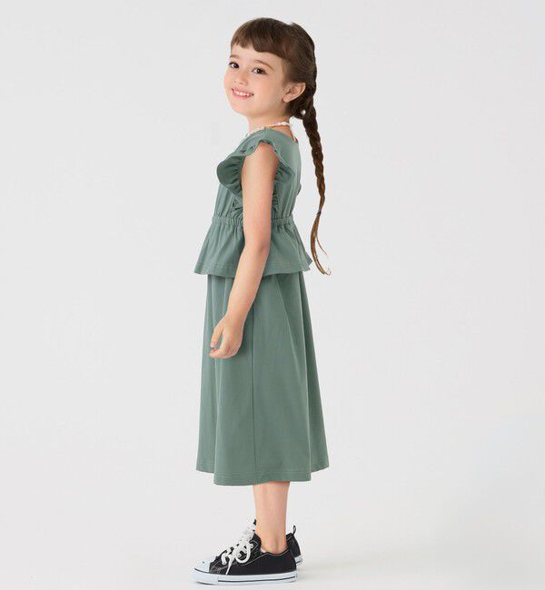 SHIPS Colors 「SHIPS Colors:110～150cm /〈接触冷感・速乾・UVカット〉リンク ファンクション ワンピース◇」|ワンピース|カーキ