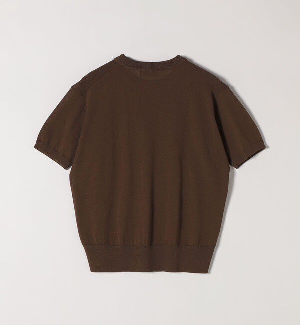 quaranciel「quaranciel:〈接触冷感/手洗い可能〉コンパクト シアー ニット TEE」|ニット・セーター|