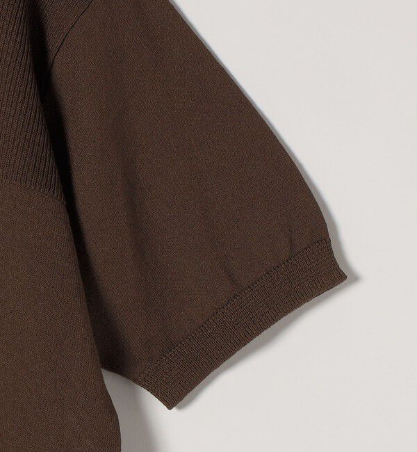 quaranciel「quaranciel:〈接触冷感/手洗い可能〉コンパクト シアー ニット TEE」|ニット・セーター|