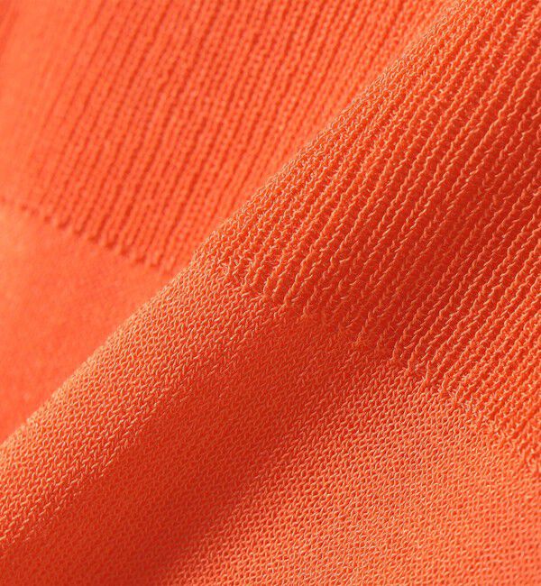 quaranciel「quaranciel:〈接触冷感/手洗い可能〉コンパクト シアー ニット TEE」|ニット・セーター|