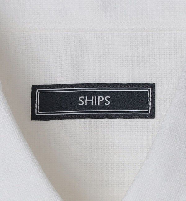 SHIPS「SHIPS: ICE COTTON パナマ ワンピースカラー ソリッド シャツ」|シャツ・ブラウス|