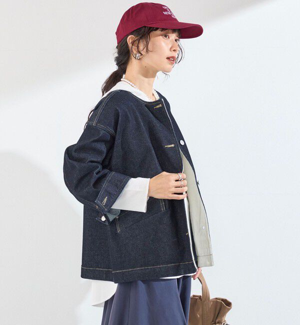 SHIPS Colors 「《予約》SHIPS Colors:〈手洗い可能〉TC ワッフル フーディー トップス◆」|Tシャツ・カットソー|