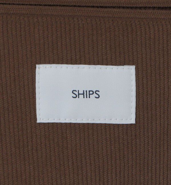 SHIPS「SHIPS:〈手洗い可能〉トリコット コーデュロイ ジャケット (セットアップ対応)」|テーラードジャケット|