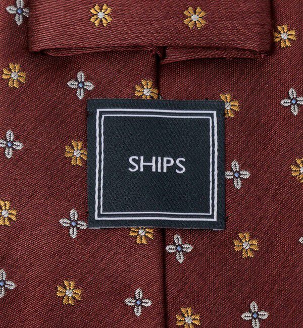 SHIPS「SHIPS: シルク メランジ フラワー コモン ネクタイ」|ネクタイ・蝶ネクタイ|