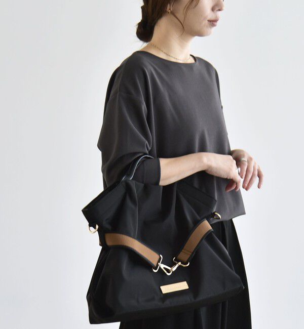 quaranciel「《予約》quaranciel:〈洗濯機可能〉カットジョーゼット ラウンドヘム ルーズ プルオーバー」|Tシャツ・カットソー|