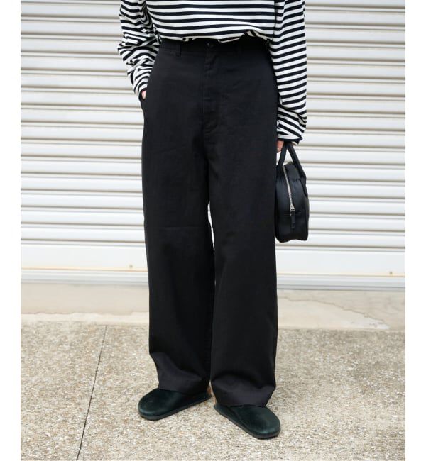 OUTDOOR PRODUCTS Usual Things「≪予約≫DADDY CHINO SLACKS ユニセックス対応」|スラックス|ブラック