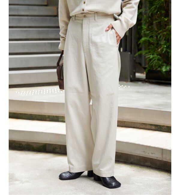 OUTDOOR PRODUCTS Usual Things「≪予約≫DADDY CHINO SLACKS ユニセックス対応」|スラックス|ホワイト