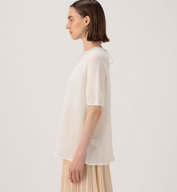 Ballsey「シャイニークロス バックリボンプルオーバー」|ニット・セーター|