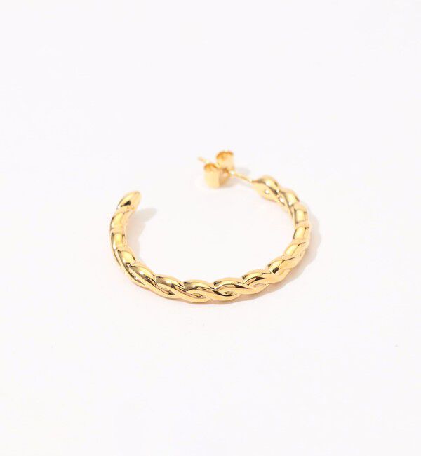 TOMORROWLAND GOODS「【別注】PHILIPPE AUDIBERT FAY HOOPS ゴールドピアス」|ピアス|