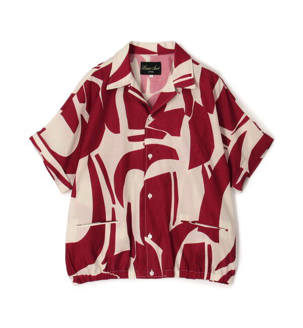 TOMORROWLAND BUYING WEAR「【別注】HAVERSACK ATTIRE 総柄プリント オープンカラーハーフスリーブシャツ」|シャツ・ブラウス|36 レッド系