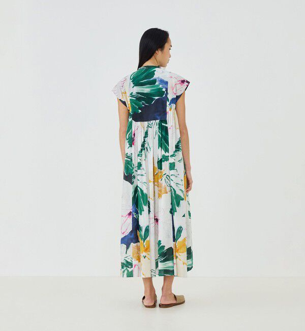 GALERIE VIE「インドコットンプリント フレアマキシワンピース」|ワンピース|