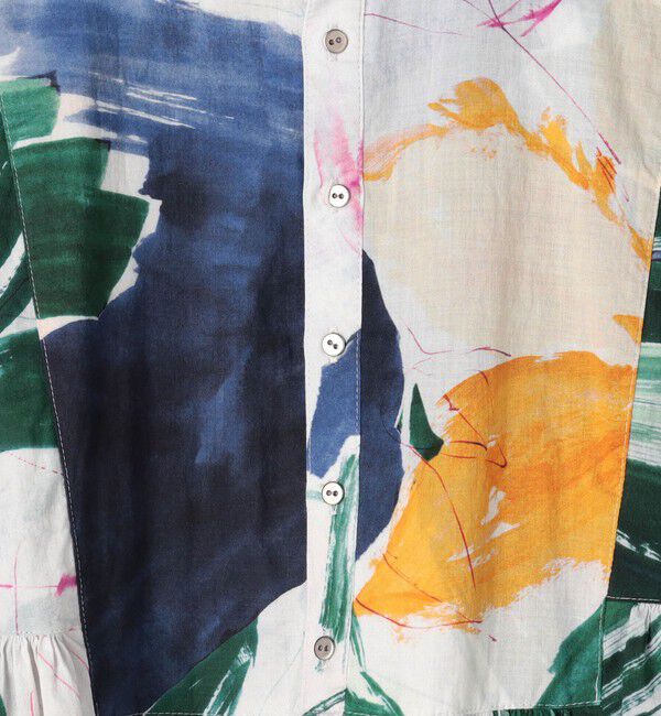 GALERIE VIE「インドコットンプリント フレアマキシワンピース」|ワンピース|